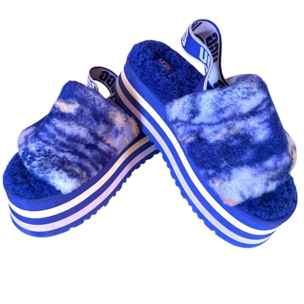 NWOT UGG Disco Marble Slides ‘ Violet Night’.